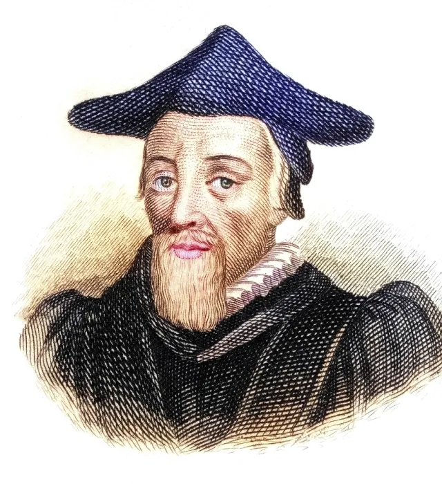 Framed Print : Richard Hooker (born March 1554 in Heavitree (since 1913 part of Exeter)