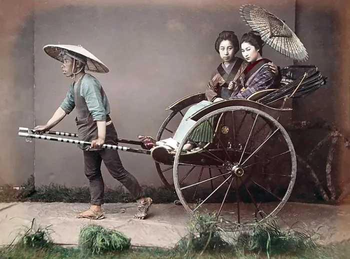 Framed Print : Rickshaw, Japan, Asia