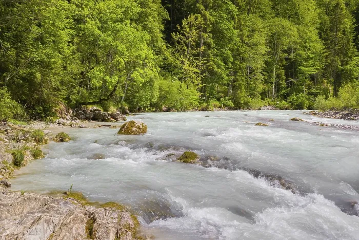 Framed Print : Rissbach creek in the Eng valley