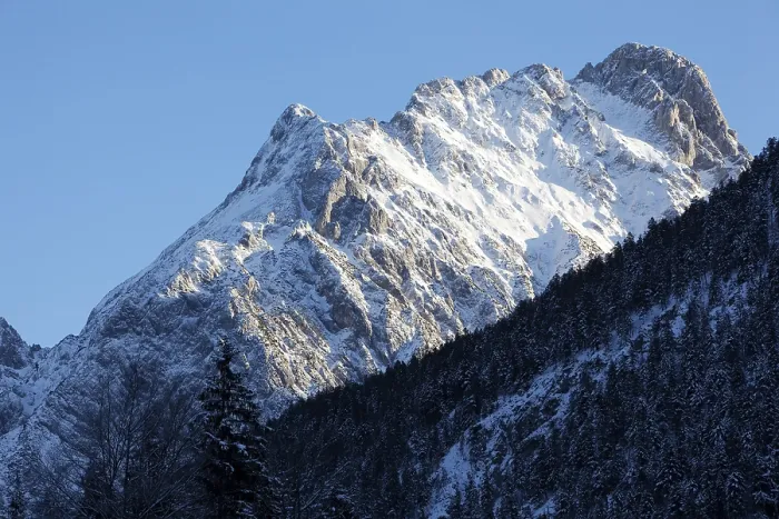 Framed Print : Risser Falk mountain in winter