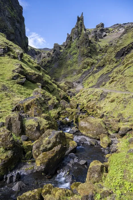 Framed Print : River in a gorge, landscape with mountains Framed Print : River in a gorge, landscape with mountains