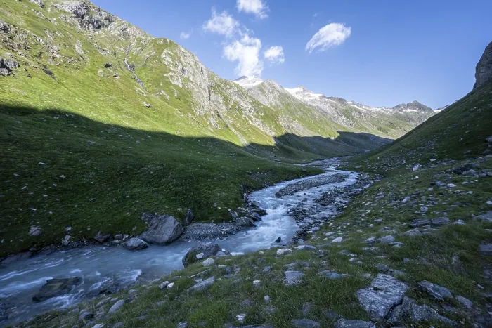 Framed Print : River Isel in the Umbaltal valley