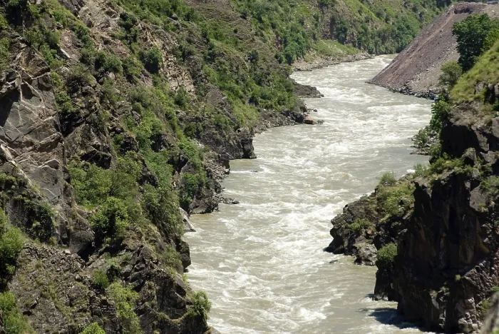 Framed Print : River Jhelum Uri sector Jammu and Kashmir India Asia