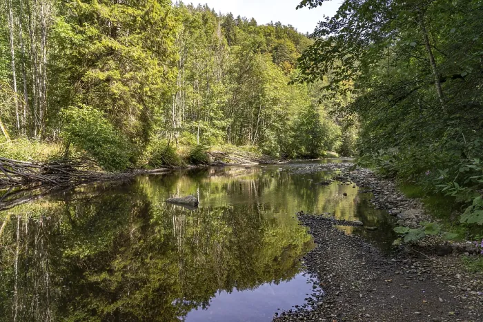Framed Print : The River Wutach in the Wutach Gorge
