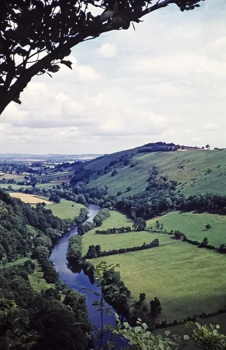 Framed Print : River Wye, Symonds Yat, Herefordshire, England, UK 1959 Framed Print : River Wye, Symonds Yat, Herefordshire, England, UK 1959