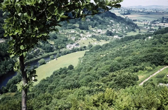 Framed Print : River Wye, Symonds Yat, Herefordshire, England, UK 1959 Framed Print : River Wye, Symonds Yat, Herefordshire, England, UK 1959