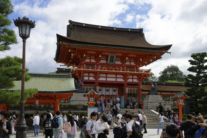 Framed Print : Ro-mon Gate, Fushimi Inari Shrine