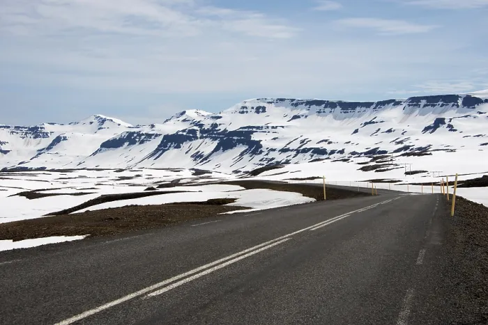 Framed Print : Road 93 between Seydisfjordur and Egilsstadir