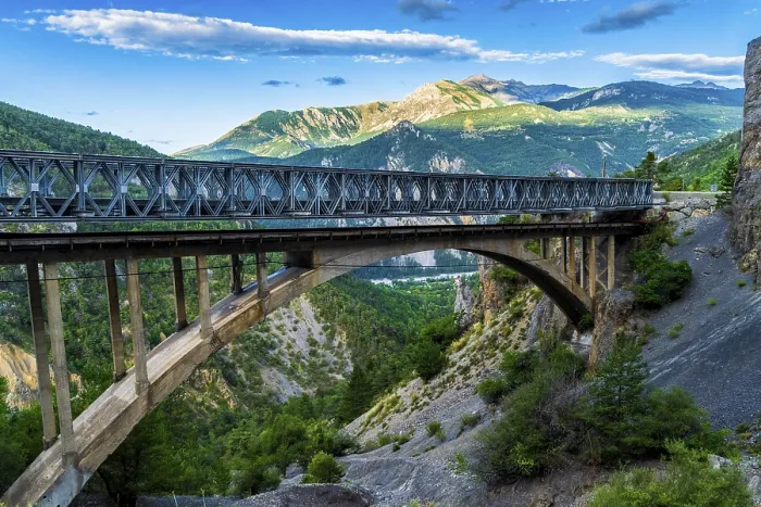 Framed Print : Road bridge to psss Col de Valberg Framed Print : Road bridge to psss Col de Valberg