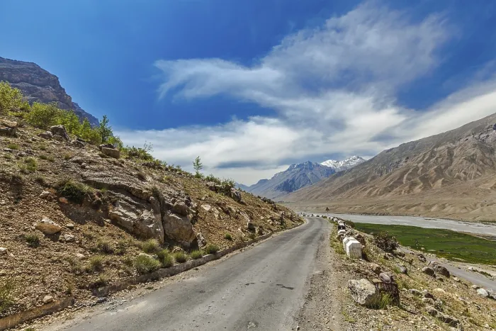 Framed Print : Road in Himalayas. Spiti Valley Framed Print : Road in Himalayas. Spiti Valley