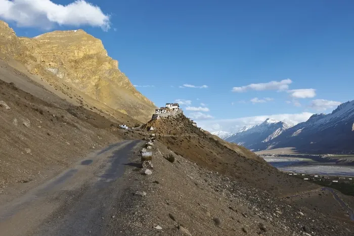 Framed Print : Road to Ki Monastery. Spiti Valley Framed Print : Road to Ki Monastery. Spiti Valley