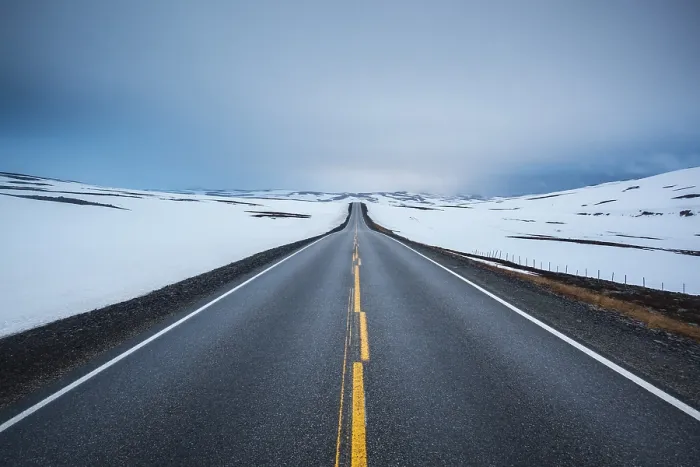 Framed Print : Road to the North Cape, Skarsvag