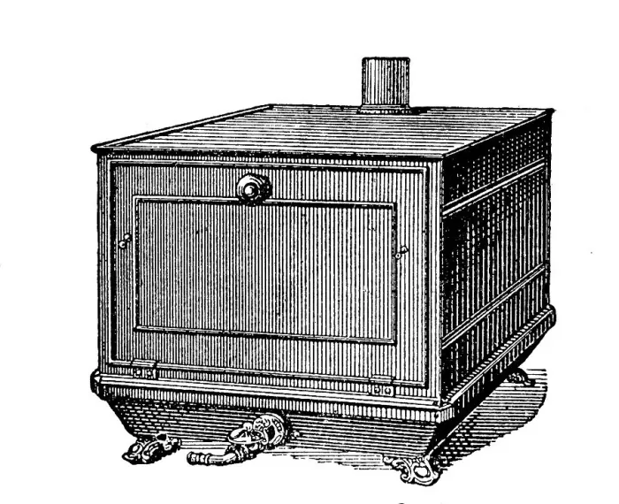 Framed Print : Roasting Bonnet, Baking Bonnet from 1895