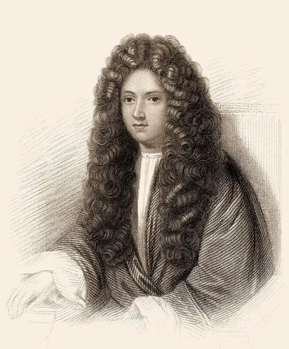 Framed Print : Robert Boyle, FRS, 1627-1691, ein anglo-irischer Naturphilosoph