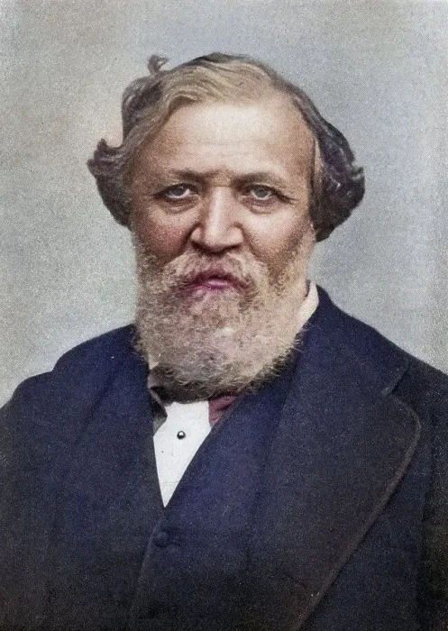 Framed Print : Robert Browning, 1812-1889, English poet in 1861 Framed Print : Robert Browning, 1812-1889, English poet in 1861
