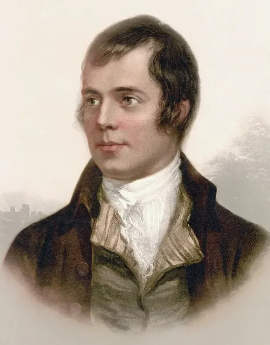 Framed Print : Robert Burns 1759 to 1796, Scottish poet