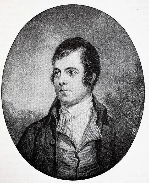 Framed Print : Robert Burns, 25 January 1759, 21 July 1796 was a Scottish poet