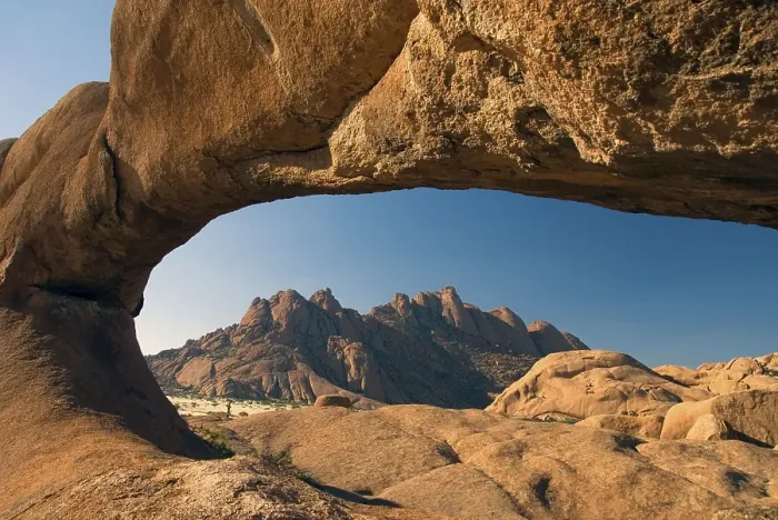 Framed Print : Rock arch, Spitzkoppe, 1784 m, Namibia, Africa