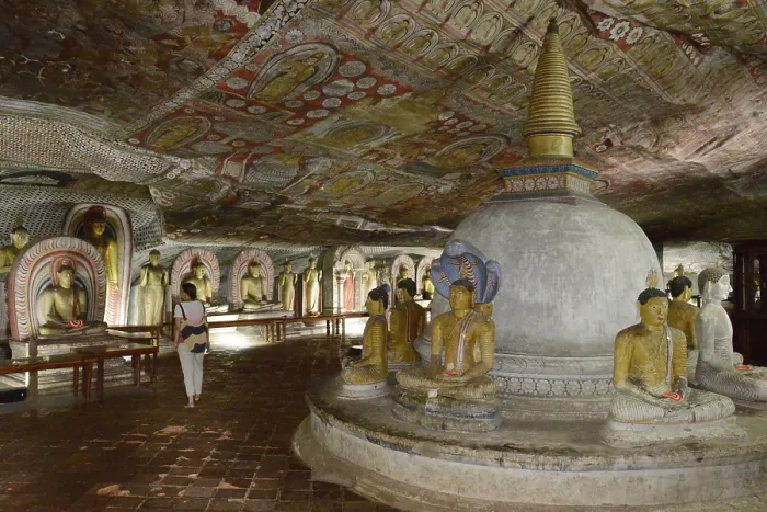 Framed Print : Rock temple, Dambulla, Sri Lanka