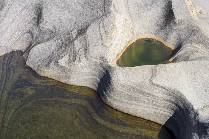 Framed Print : Rocks smoothed by water in the Verzasca valley