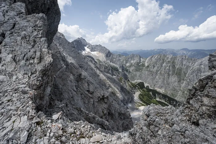 Framed Print : Rocky, steep mountain landscape