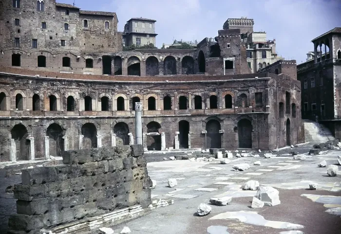 Framed Print : Roman archaeological site Trajan's market, Rome, Italy 1974 Framed Print : Roman archaeological site Trajan's market, Rome, Italy 1974