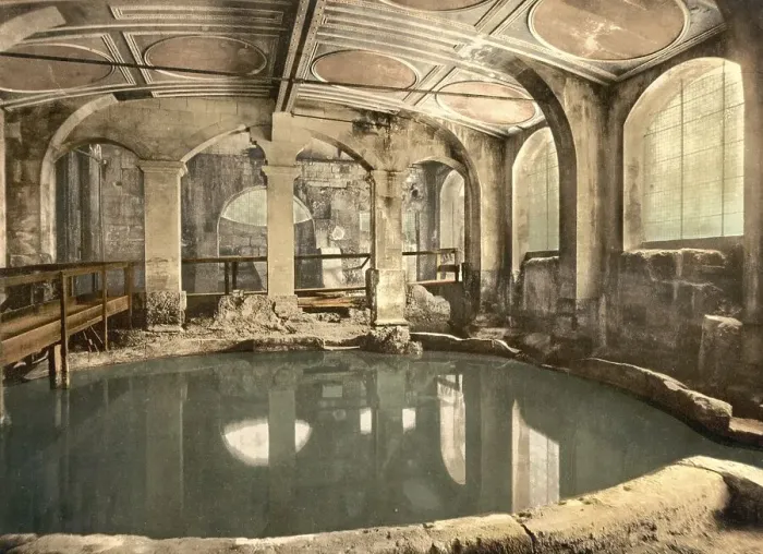 Framed Print : The Roman Baths, Roman Baths in Bath Framed Print : The Roman Baths, Roman Baths in Bath