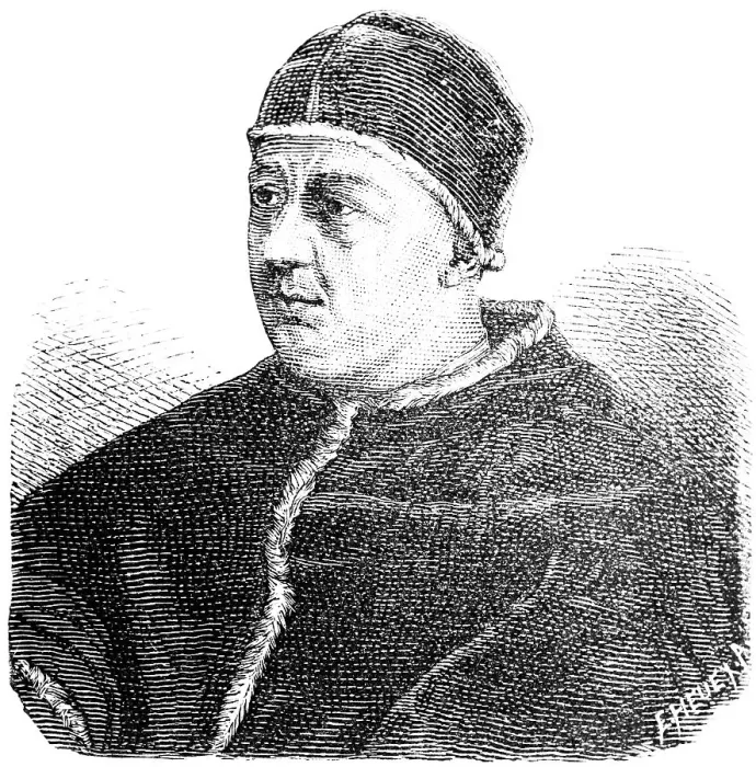 Framed Print : Roman Catholic Pope Leo X (1475-1521), after Raphael, born Medici, portrait, Vatican, historical illustration 1883