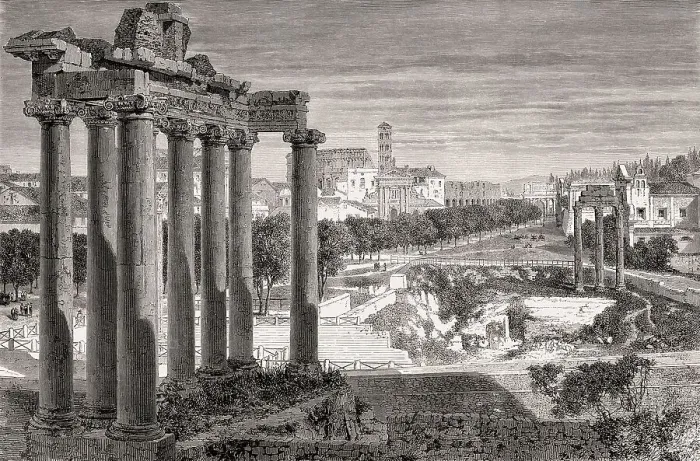 Framed Print : The Roman Forum or Forum Romanum Framed Print : The Roman Forum or Forum Romanum