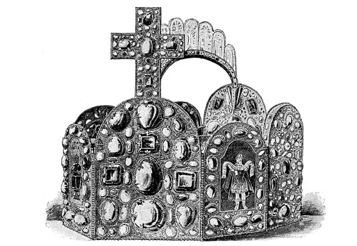 Framed Print : The Roman-German Imperial Crown
