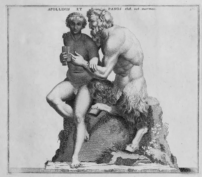 Framed Print : The Roman god Apollo, marble statue from the Museo Clementino