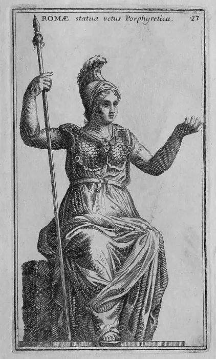 Framed Print : The Roman Goddess Roma, marble statue from ancient Rome Framed Print : The Roman Goddess Roma, marble statue from ancient Rome