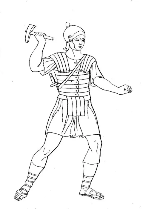 Framed Print : Roman soldier with splint armour Framed Print : Roman soldier with splint armour