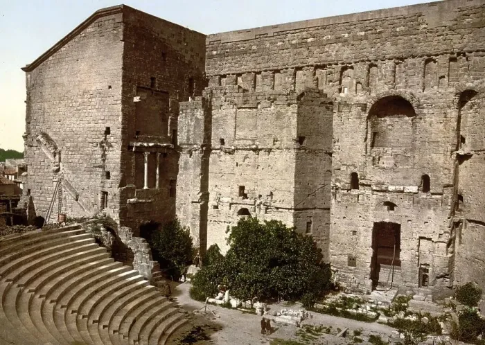 Framed Print : The Roman theatre, Orange, Provence