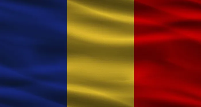 Framed Print : Romanian flag with fabric texture Framed Print : Romanian flag with fabric texture