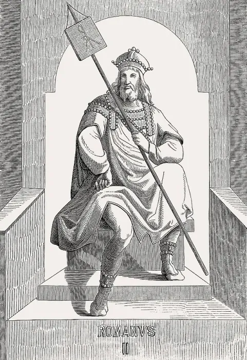 Framed Print : Romanos or Romanus II, Byzantine Emperor from 959 to 963