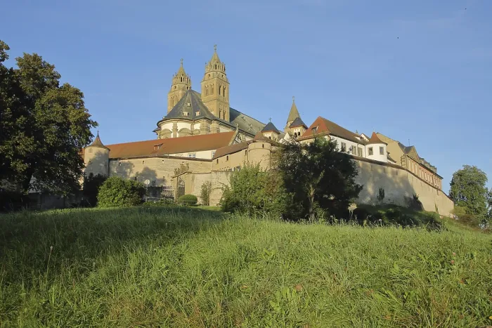 Framed Print : Romantic Comburg Monastery, former Benedictine monastery