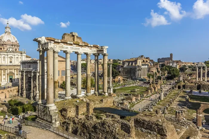 Framed Print : Rome, Italy - June 19, 2018: The Eternal City of Rome