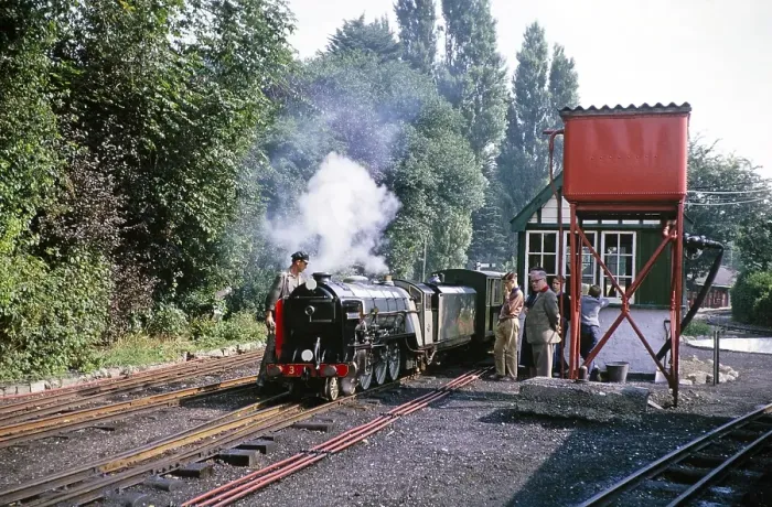 Framed Print : Romney Hythe and Dymchurch light railway, Hythe, Kent, England, United Kingdom, early 1960s, Europe