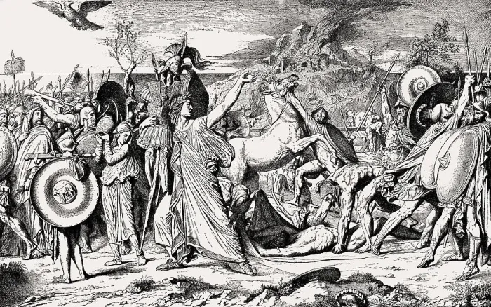Framed Print : Romulus Victory Over Acron