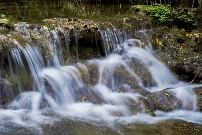 Framed Print : Ronda, malaga, spain Cascading water flows over rocks in a peaceful natural setting Framed Print : Ronda, malaga, spain Cascading water flows over rocks in a peaceful natural setting