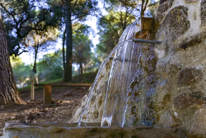 Framed Print : Ronda, malaga, spain Fresh water pouring from a stone fountain tap into a basin Framed Print : Ronda, malaga, spain Fresh water pouring from a stone fountain tap into a basin
