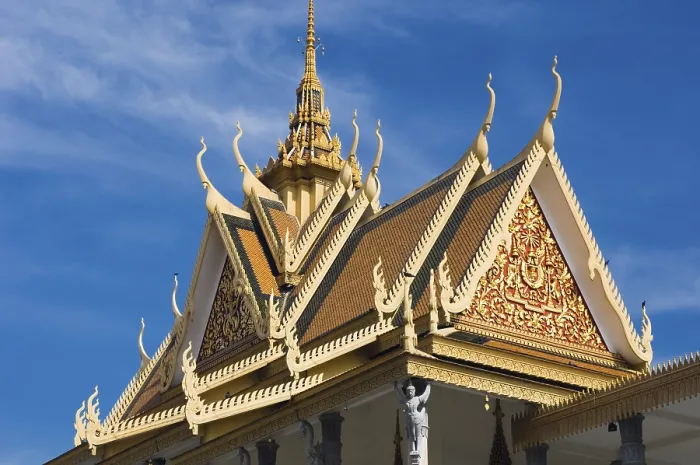 Framed Print : Roof of the Silver Pagoda, Royal Palace