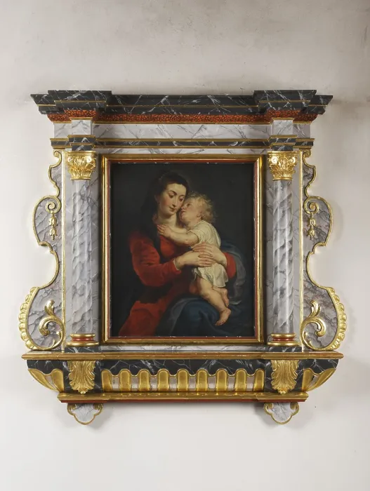 Framed Print : Rosary Chapel, Our Lady with Child from the Rubens School Framed Print : Rosary Chapel, Our Lady with Child from the Rubens School