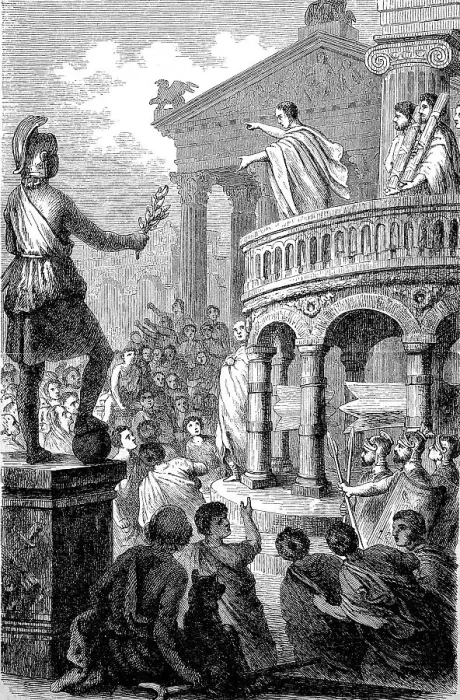 Framed Print : The Rostra, a large platform in the city of Rome that stood during the Republican Framed Print : The Rostra, a large platform in the city of Rome that stood during the Republican