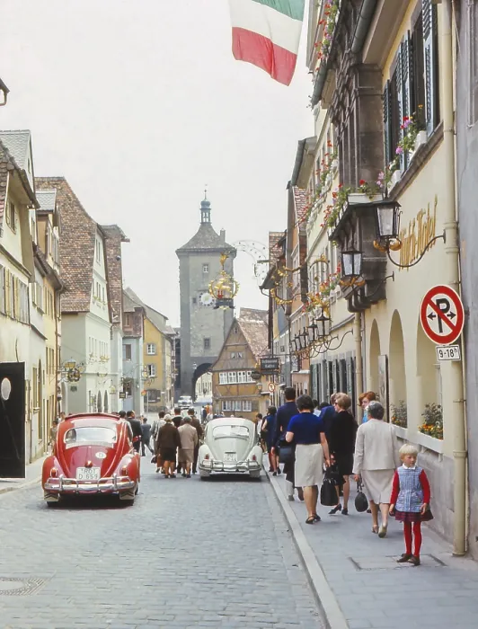 Framed Print : Rothenburg unter der Tauber in 1968 Framed Print : Rothenburg unter der Tauber in 1968