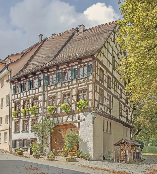 Framed Print : Rottweiler old town