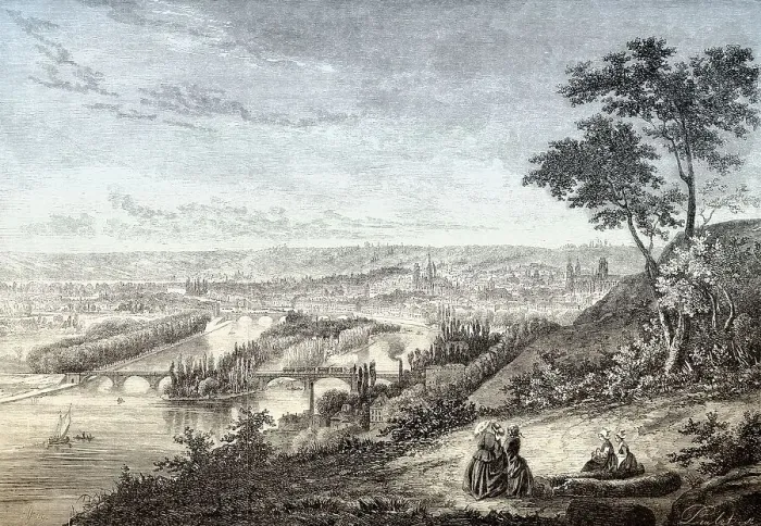 Framed Print : Rouen, region of Normandy, France