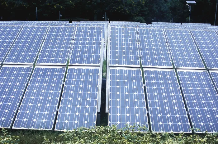 Framed Print : Rows of solar cells for solar energy Framed Print : Rows of solar cells for solar energy