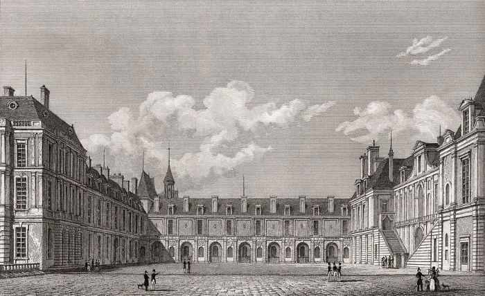 Framed Print : The Royal Chateau de Fontainebleau